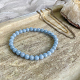 NEU! EDELSTEIN ARMBAND "ANGELIT" (6 mm)