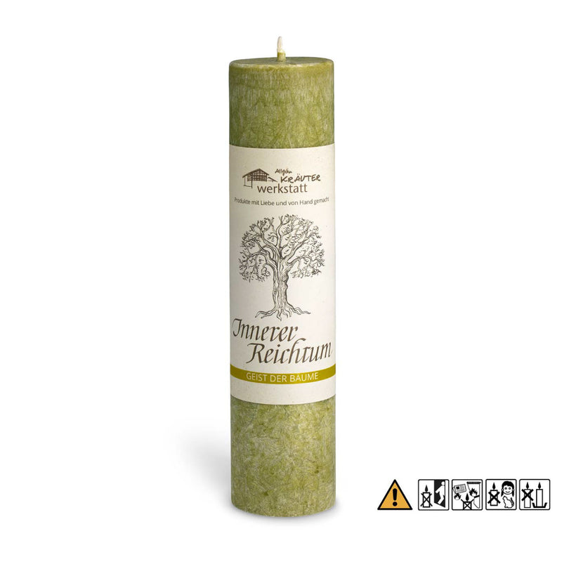 ALLGÄUER HEILKRÄUTER KERZE "INNERER REICHTUM"
