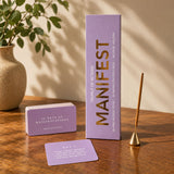 NEU! RÄUCHERSTÄBCHEN & KARTEN-SET "MANIFEST"
